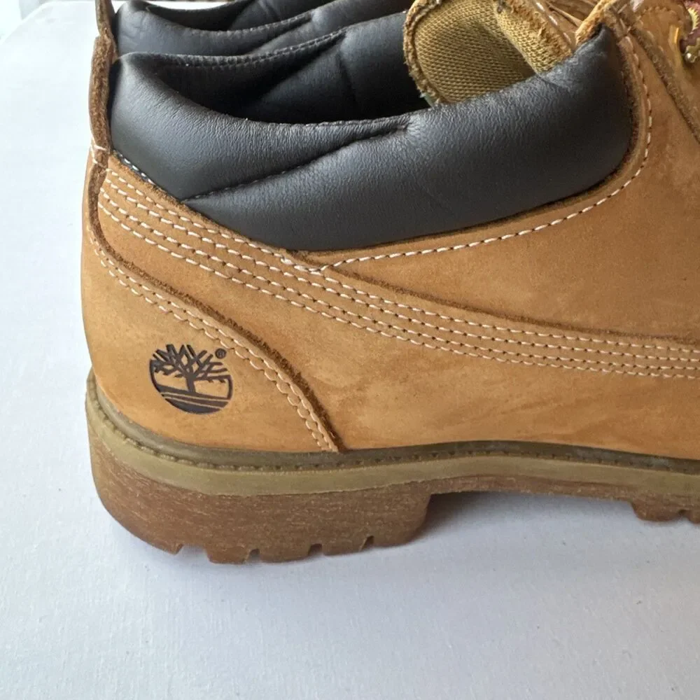 Timberland Classic Oxford Waterproof Lace Up Boot 73538 Wheat Tan Men Size 10M